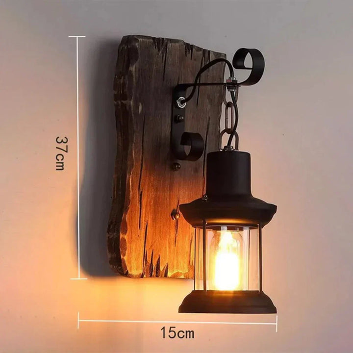 Lisslune | Retro Lantern Lamp Industrial Lantern Wall Light