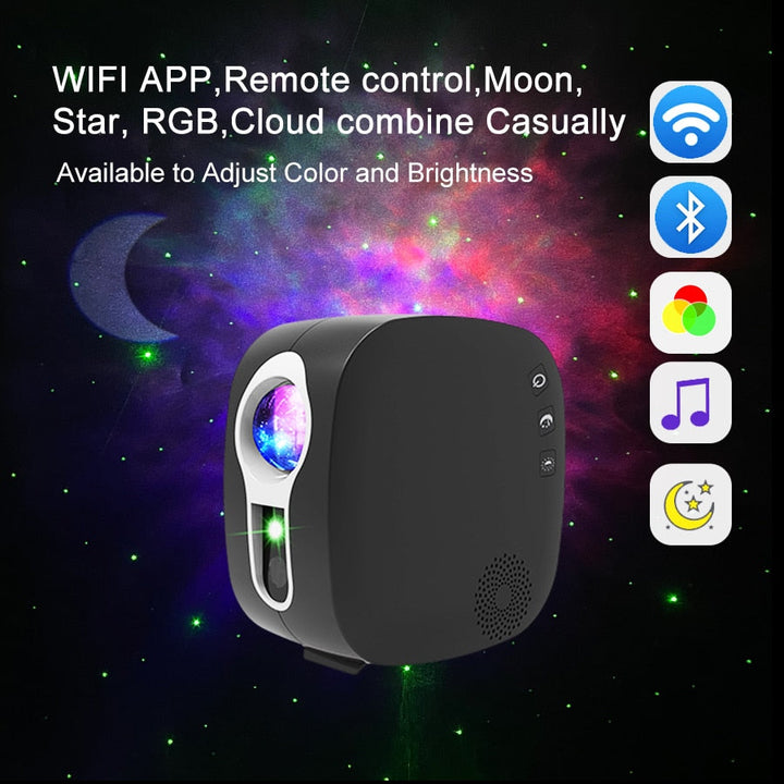 Lisslune | Galaxy Glow Rotating Starry Sky Projector