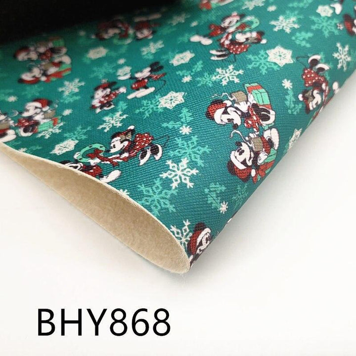 Lisslune | Lively cartoon theme vinyl fabric for A4 crafting projects