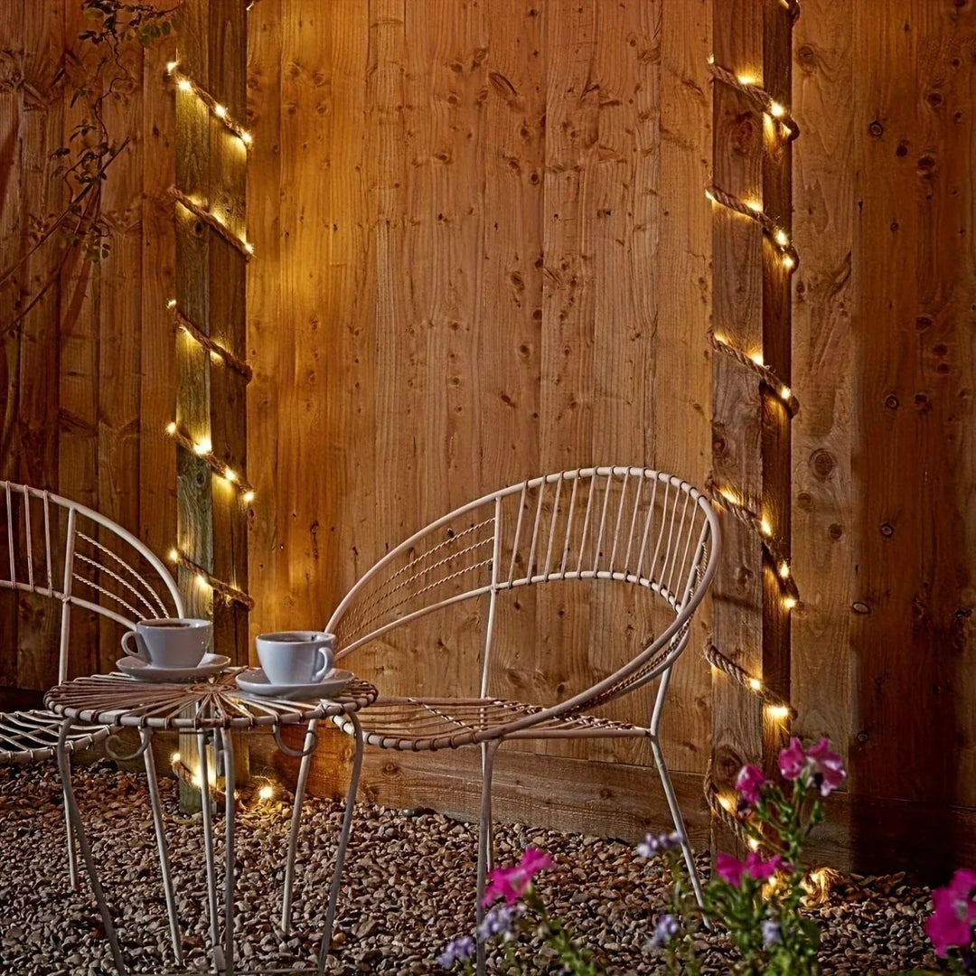 Lisslune | SolarRope | Solar-powered hemp rope light | Sustainable decorative lighting for garden & terrace