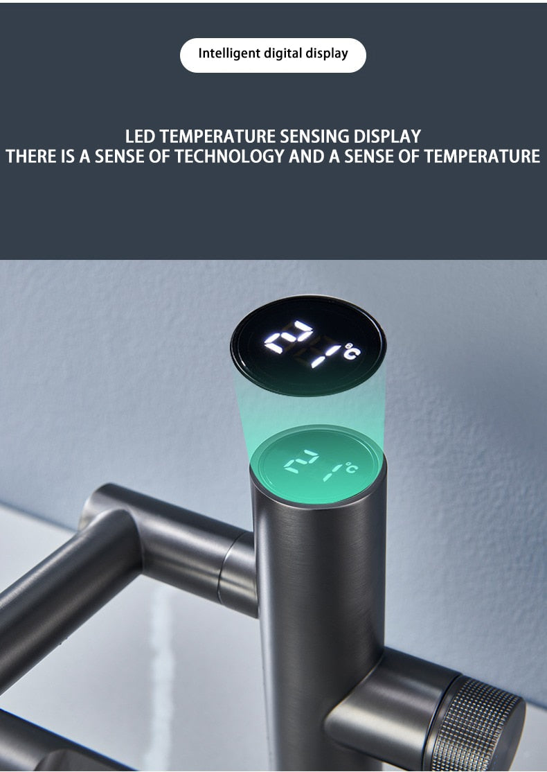 Lisslune | Hydroelectric Rotating Modern Smart Waterfall Faucet