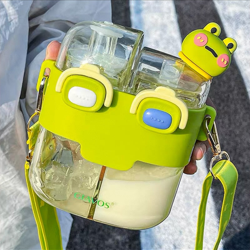 Lisslune | Double-Bin Drink More Kids Water Bottle