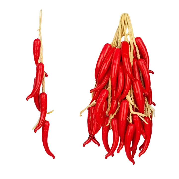 Lisslune | Vibrant Synthetic Pepper Sticks - Playful Artificial Vegetables for Home Décor and Event Styling