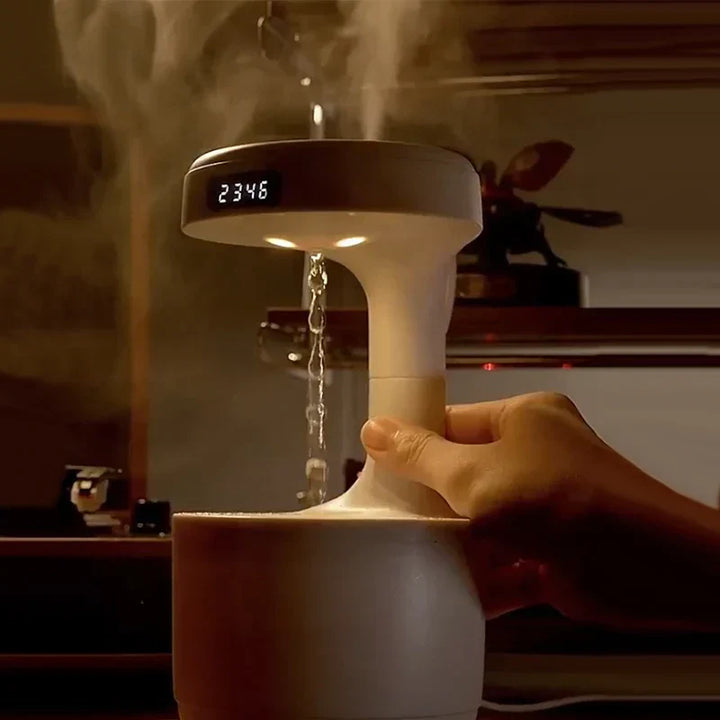 Lisslune | Anti-Gravity Water Droplet Air Humidifier Night Lamp