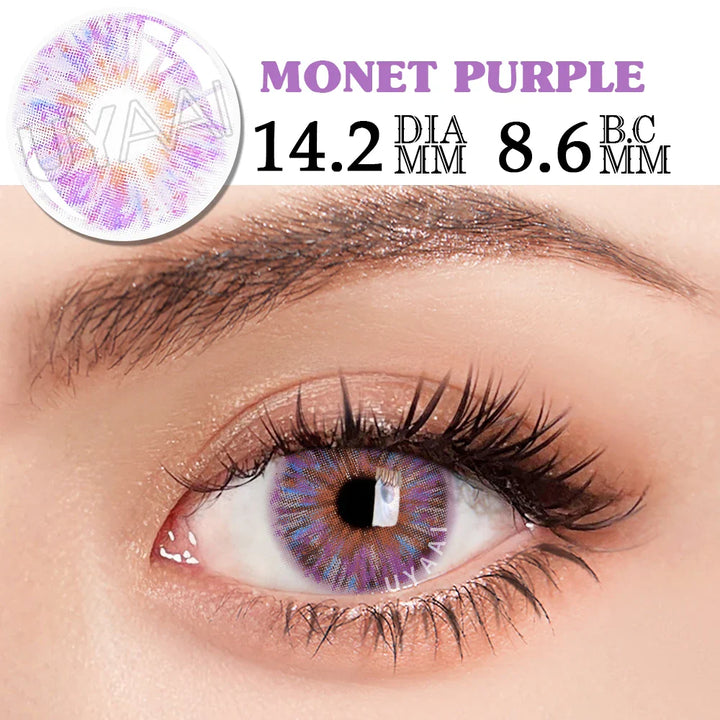 Rynx | Halloween Cosplay Colored Contact Lenses for the Eyes Anime Purple Lenses y2k Eye Lenses Anime Accessories for Hoshino