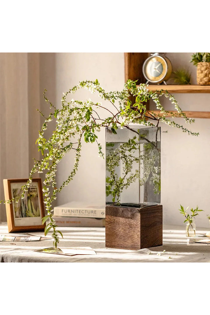 Lisslune | Wood Plant Pot