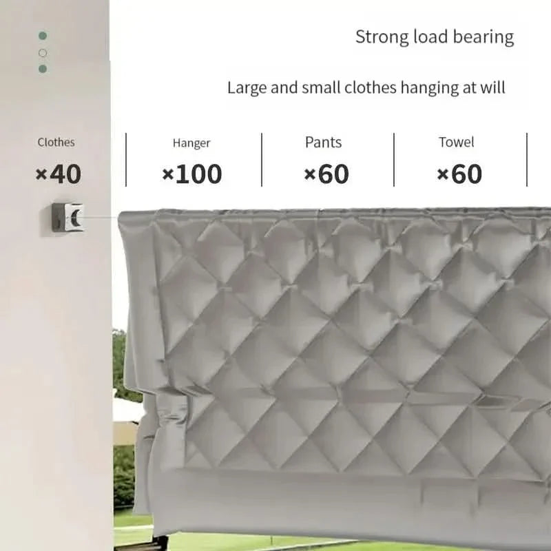 Lisslune | FOLDILINE – Extendable drying rack for space-saving living