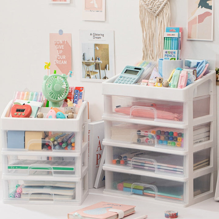 Lisslune | Tidy Tower Desk Organizer Storage Box