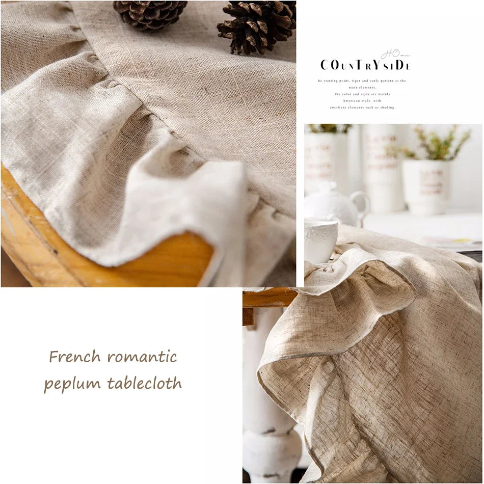 Lisslune | Charm Ruffle Tablecloth