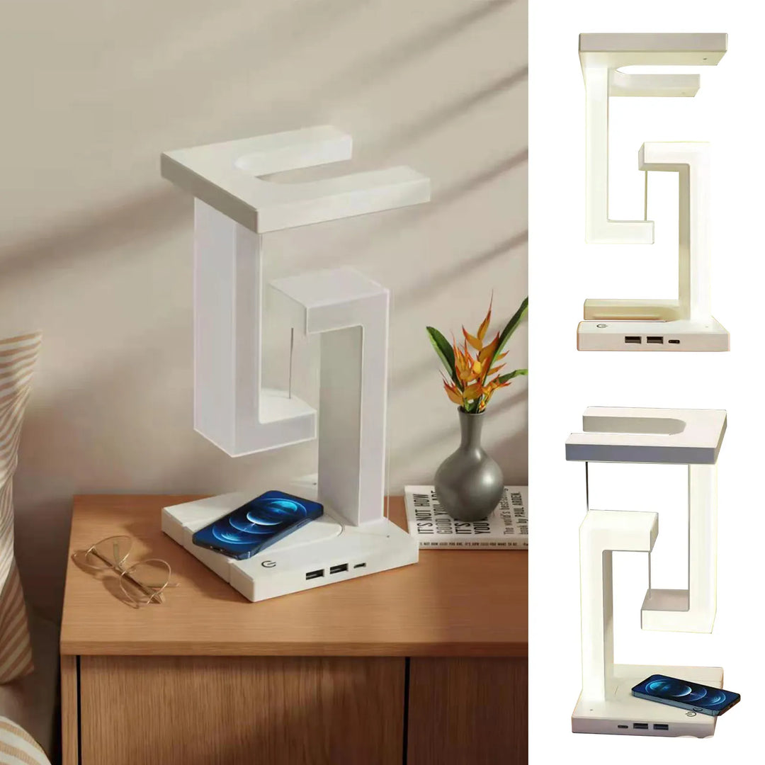 Lisslune | Anti Gravity Orbit Wireless Charging Night Lamp