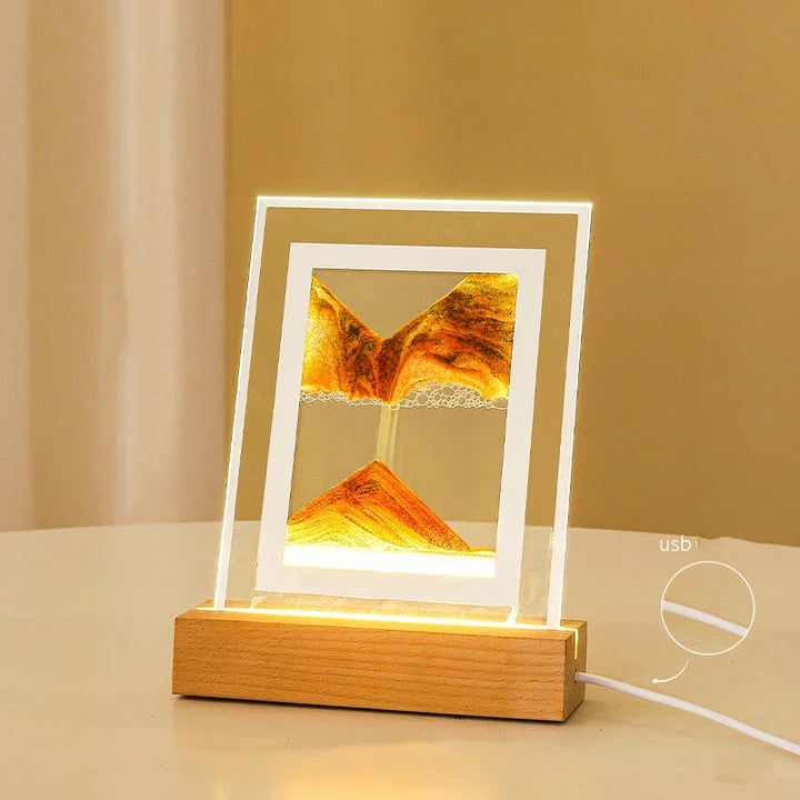 Lisslune | Sand Art LED Quicksand Artistic Table Lamp
