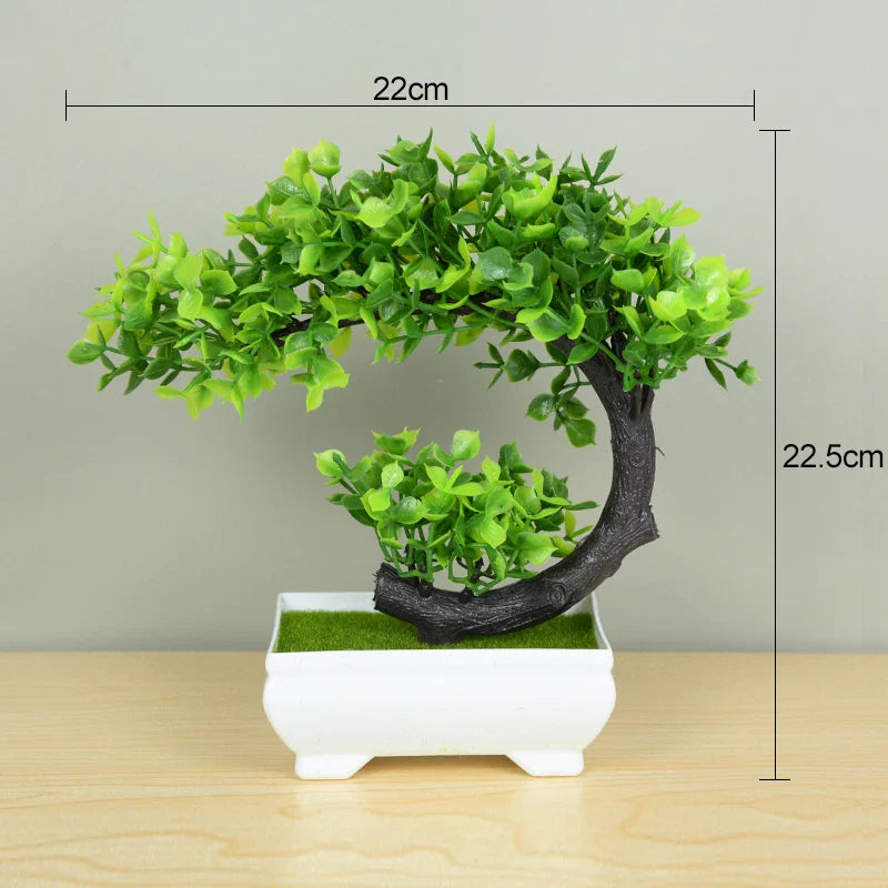 Rynx Artificial Plants Bonsai Small Tree Pot Artificial Plant Flowers Potted Plants Ornaments For Home Room Table Decoration Hotel Garden Decor