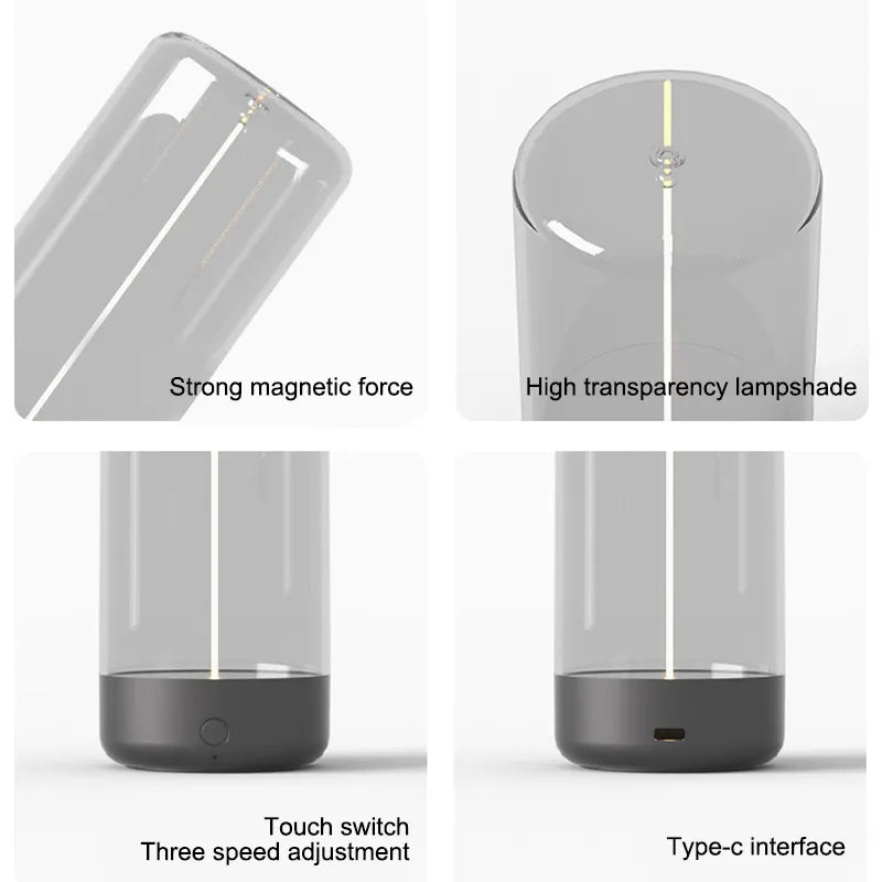 Lisslune | Stellar Glow Cordless Anti-Drop Magnetic Desk Lamp
