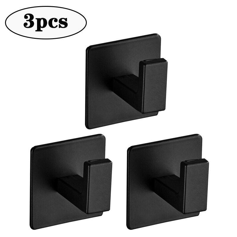 Lisslune | Elegant black wall hook for stylish home organization