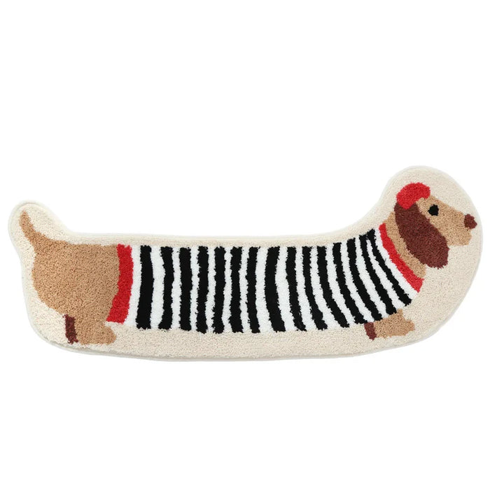 Rynx | Long Tufting Dog Bedroom Mat Soft Cartoon Animal Rug Bathroom Rug Living Room Floor Mat Doormat Aesthetic Home Decor