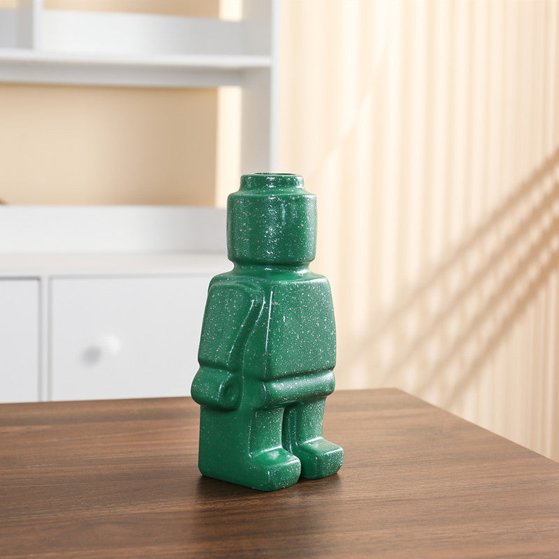 Lisslune | RoboBloom Modern Robot Flower Pots – Unique Decoration for Your Home