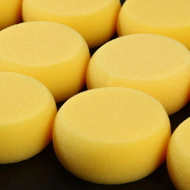 Lisslune | Golden Sunshine Creative Sponge Set - 12 Round Watercolor Tools for Artistic Expression