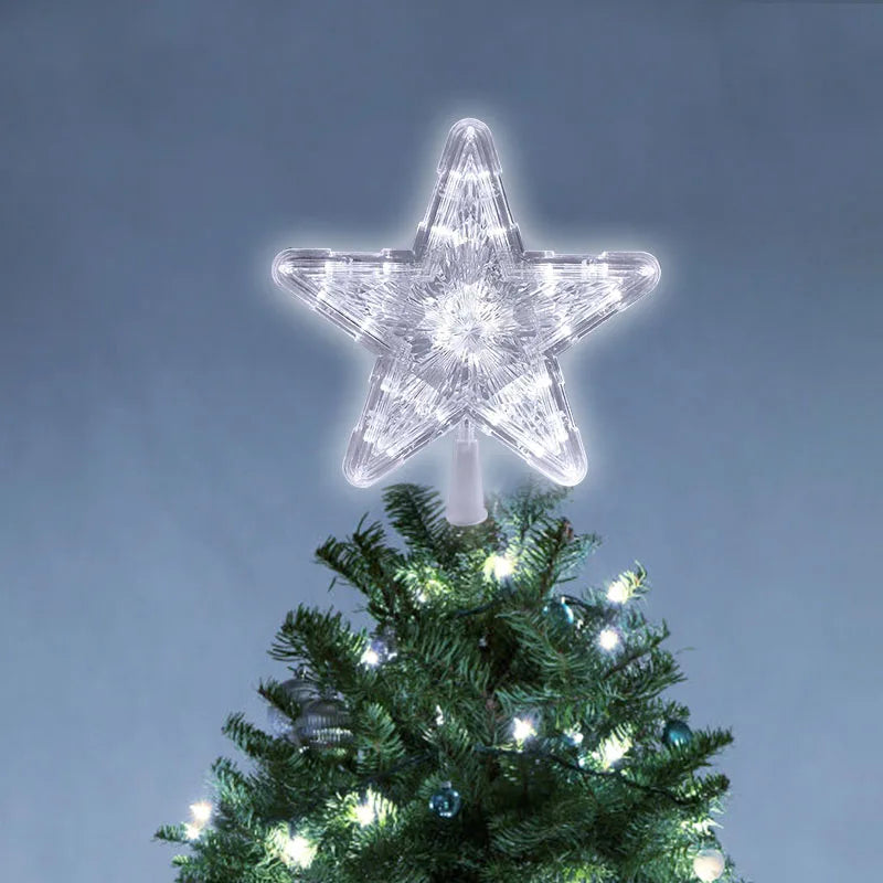 Rynx | LED Glowing Christmas Tree Star Christmas Tree Decoration Lamp 2025 New Year's Decorations For Home Navidad Natal Noel