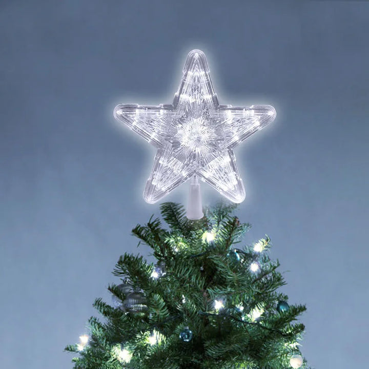 Rynx | LED Glowing Christmas Tree Star Christmas Tree Decoration Lamp 2025 New Year's Decorations For Home Navidad Natal Noel