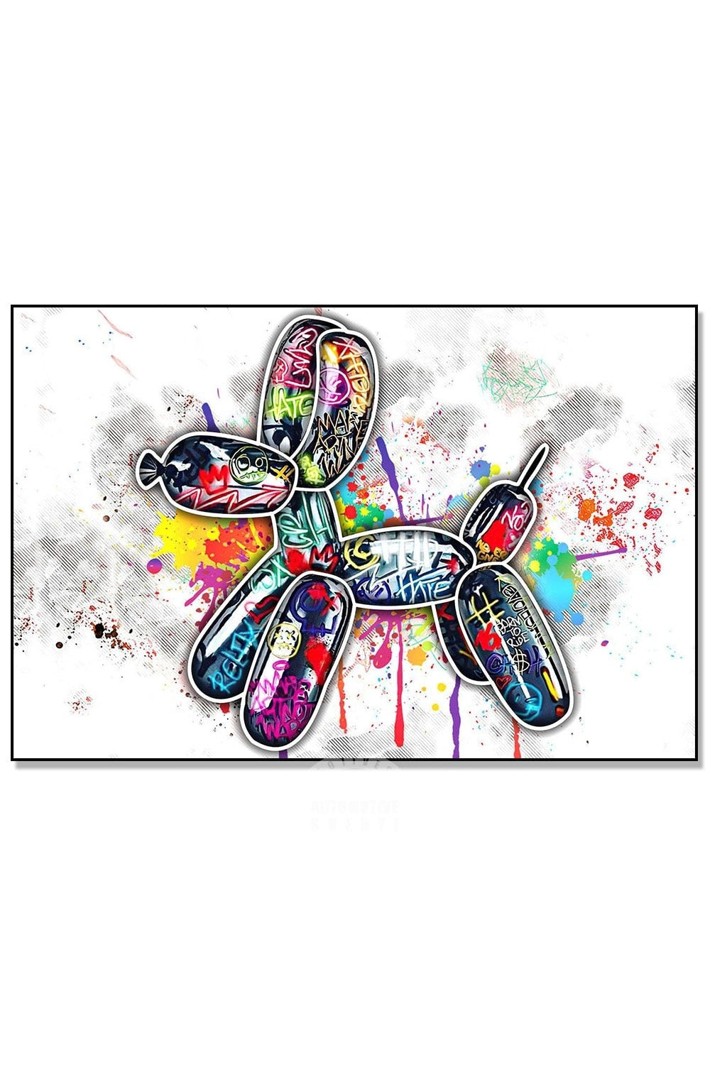 Lisslune | matching Graffiti Balloon Poster