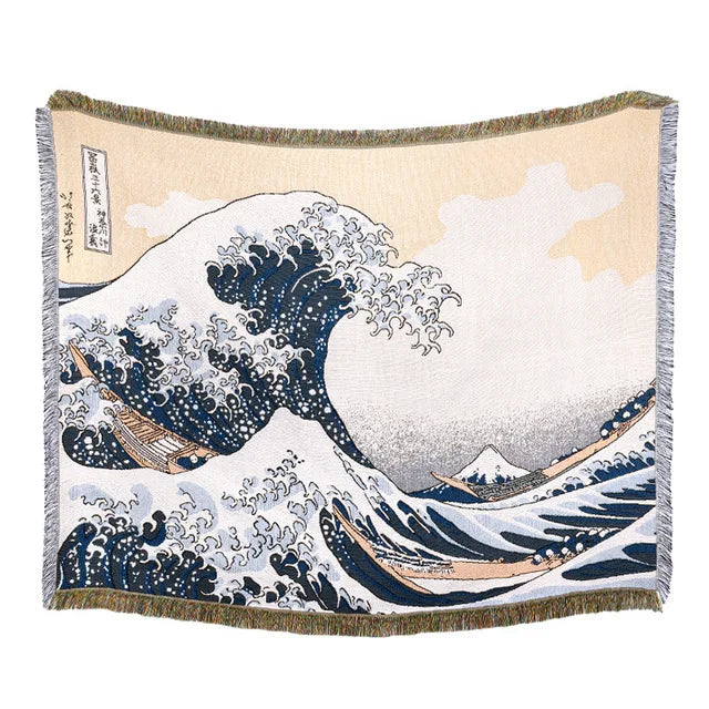Lisslune | blue silhouette blanket