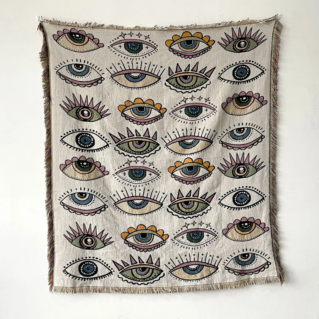 Lisslune | Bee & Eyes Garden Blanket