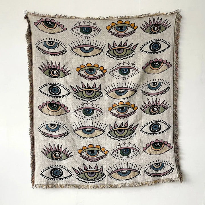 Lisslune | Bee & Eyes Garden Blanket