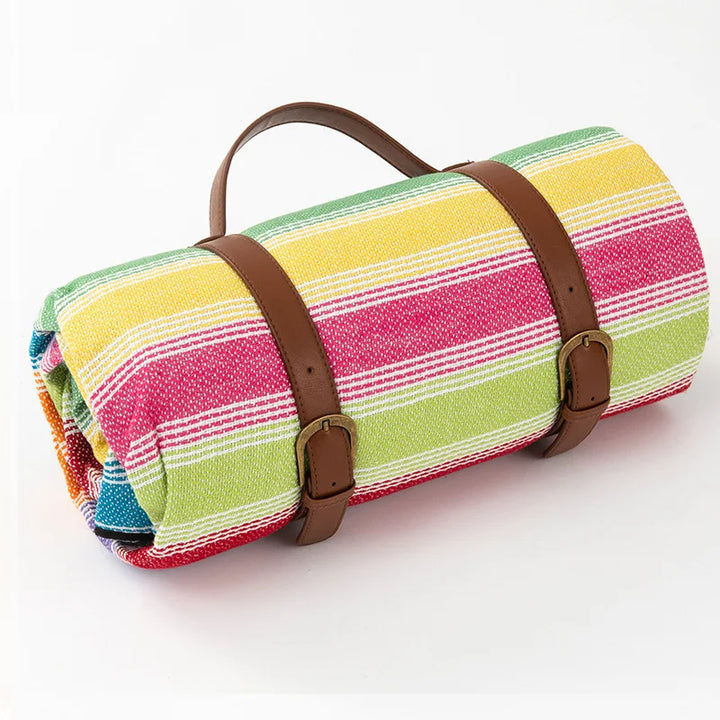 Lisslune | NovaPlaid | Waterproof Foldable Picnic Blanket with Carry Strap