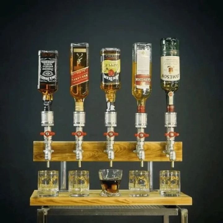Lisslune | Wooden Beverage Dispenser – 5L Drink Server with Tap