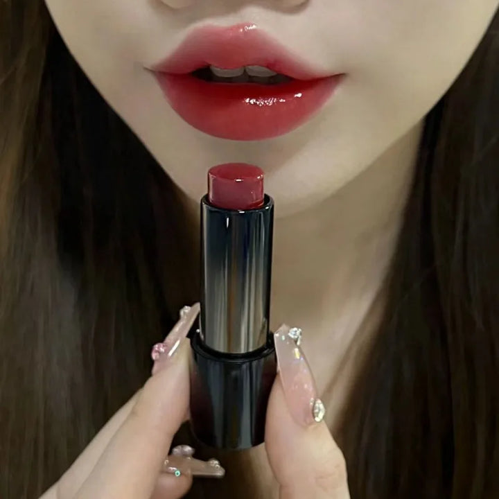 Rynx | 9 Colors Gel Lipstick Moisturizing Mirror Water Light Solid Lip Gloss Glass Tea Russet Lip Coating Tint Makeup Cosmetics Beauty
