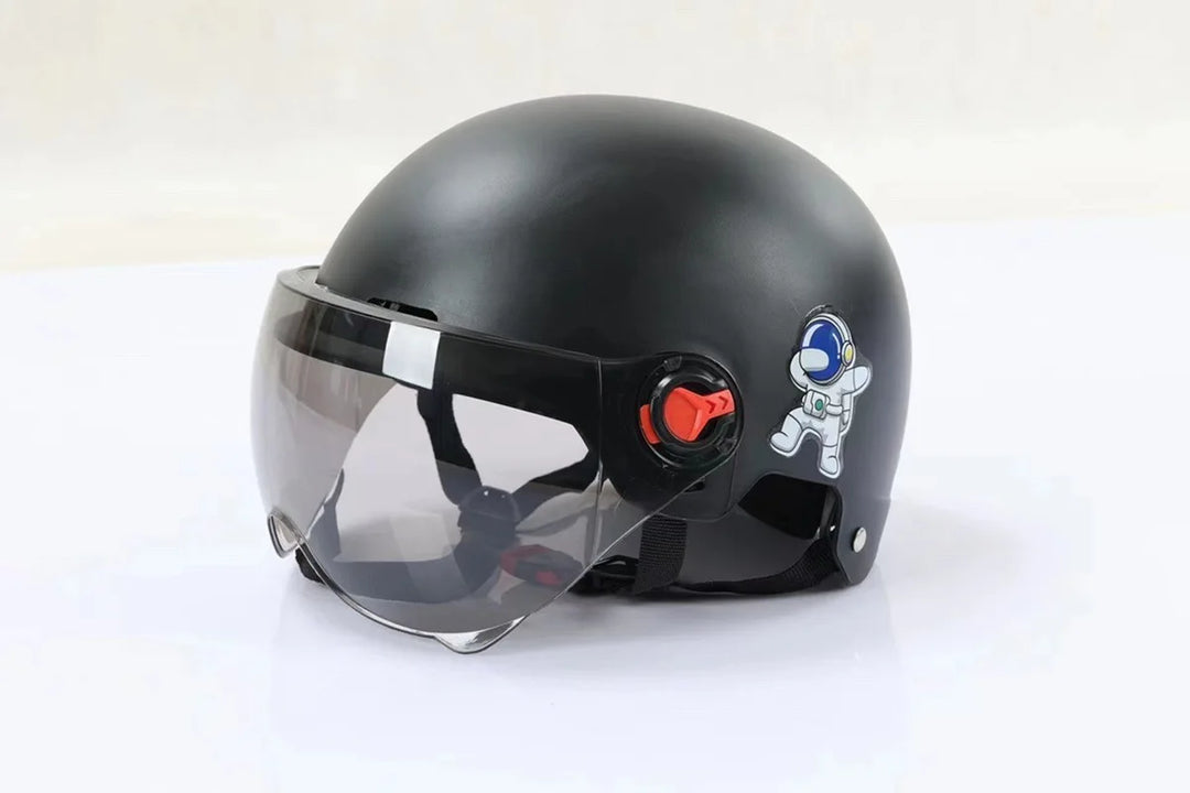 Lisslune | Open-Face Motorcycle Helmet with Goggles – Orion