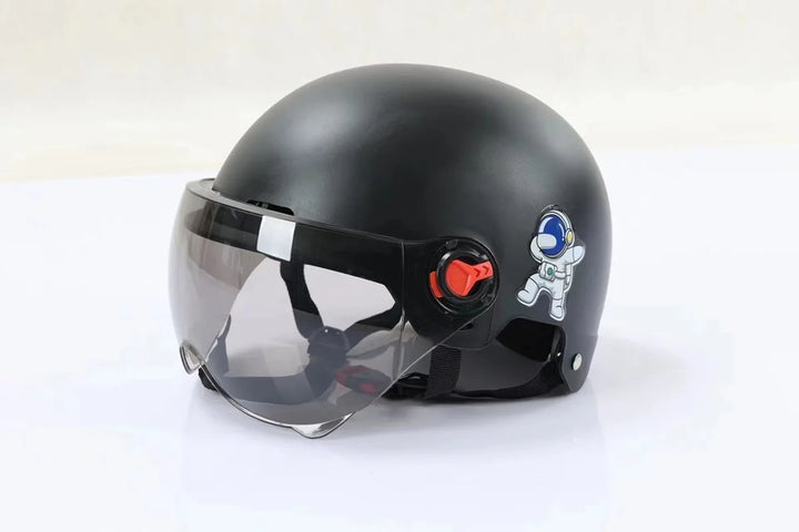 Lisslune | Open-Face Motorcycle Helmet with Goggles – Orion