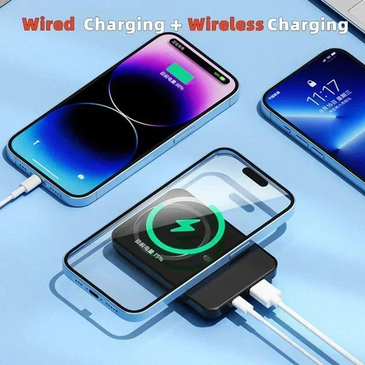 Lisslune | Ultimate 30,000mAh Wireless Power Bank - 22.5W Fast Charging with Magnetic Capability