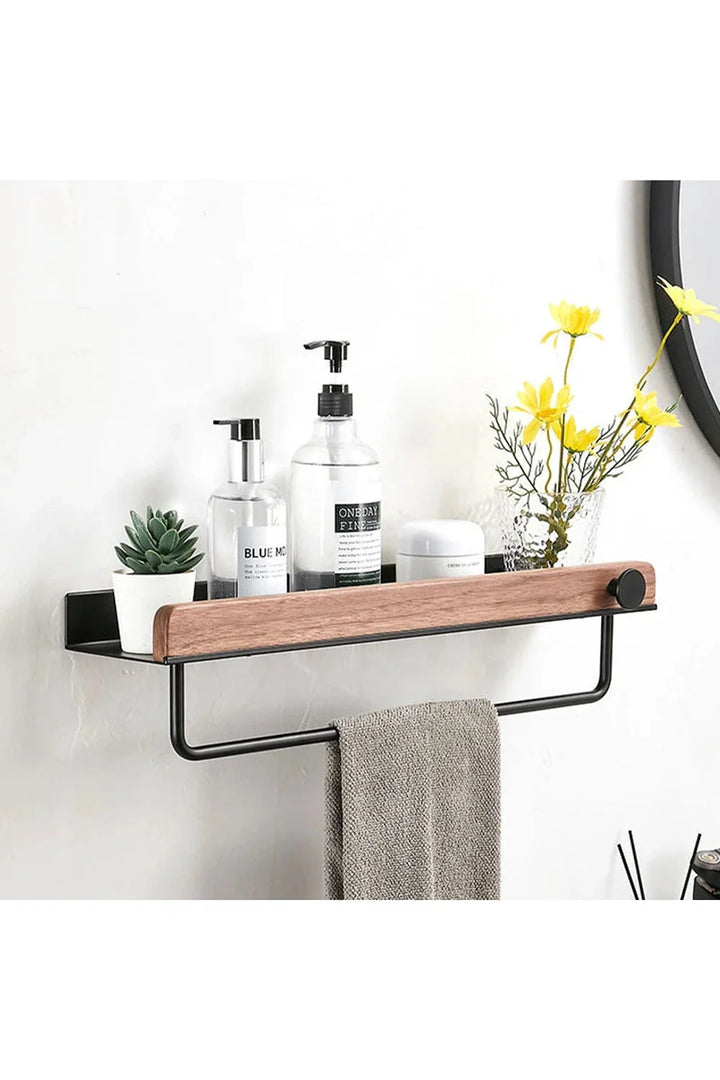 Lisslune | Wood Accent Wall Shelf