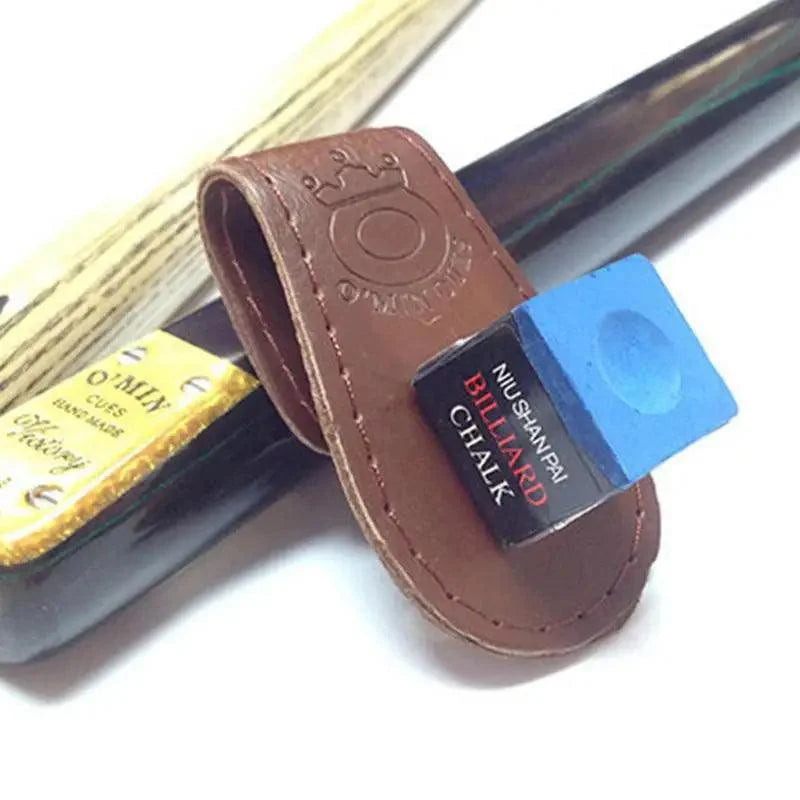 Lisslune | Magnetic Clip-On Pool Cue Chalk Holder with Secure Closure