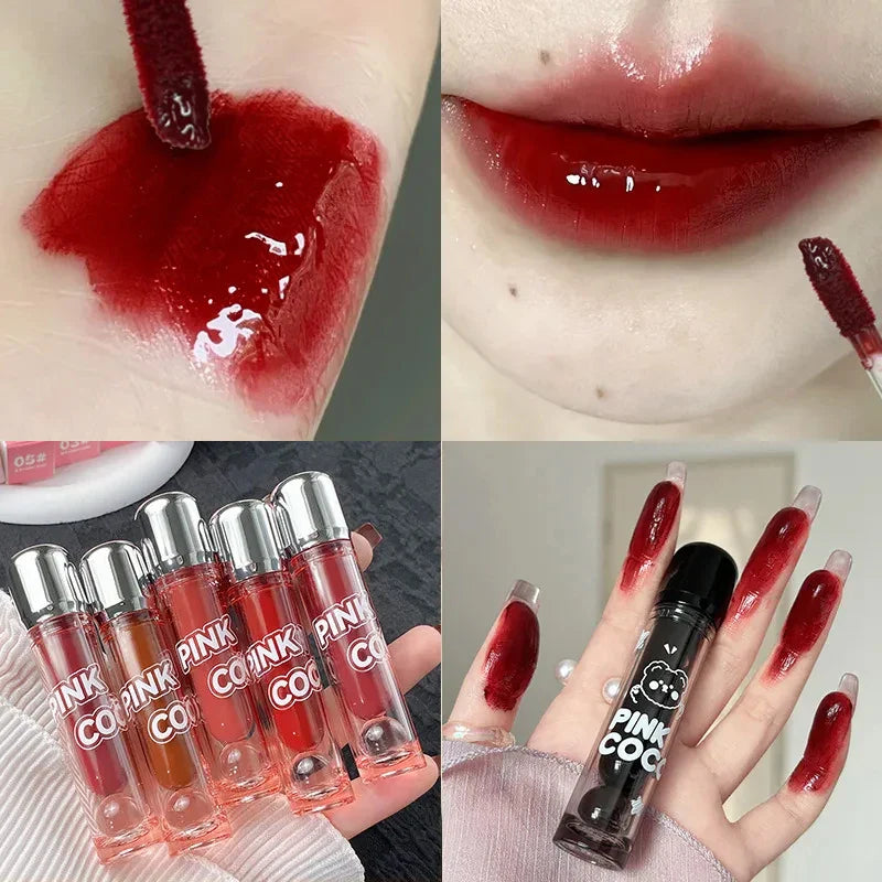 Rynx | Mirror Water Lip Gloss Lip Glass Moisture Liquid Lipstick Clear Shade Makeup Korean Lip Balm Women Cosmetics