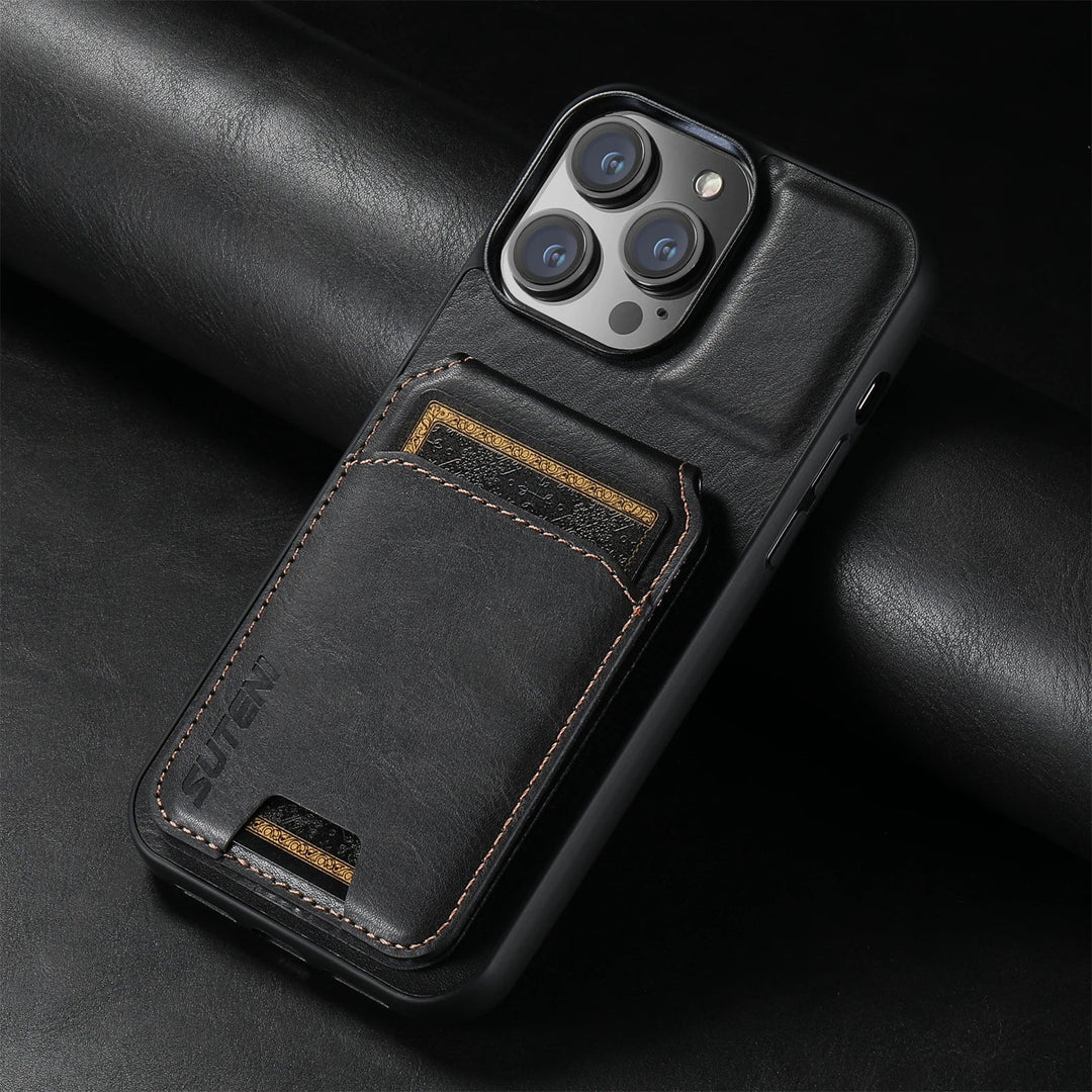 Lisslune | Noble iPhone Leather Case with Card Slots