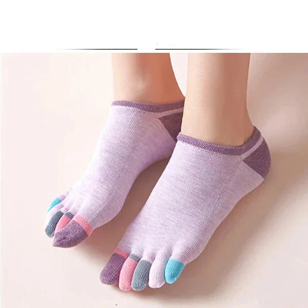 Lisslune | Colorful Toe Socks (5 Pairs)