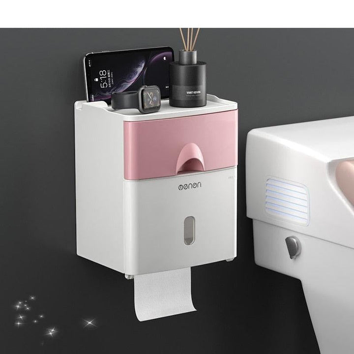 Lisslune | Chic Moisture-Resistant Toilet Paper Holder for Modern Bathrooms