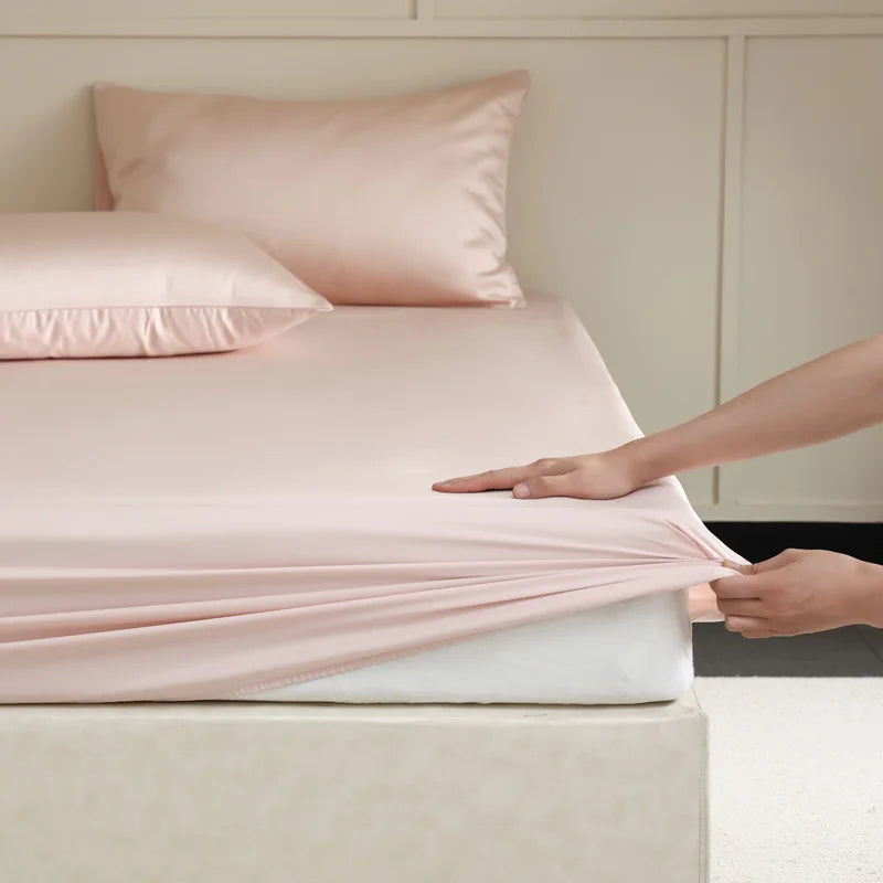 Lisslune | SilkDreams Mulberry Silk Bed Sheet | Breathable | Hypoallergenic | Luxury Bedding for Your Home