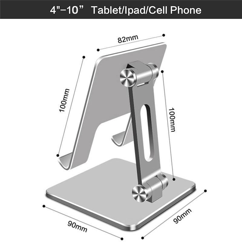 Lisslune | Adjustable ergonomic metal stand for phones and tablets - Optimize your device interaction