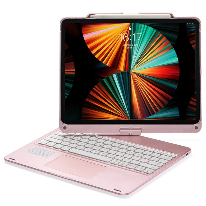 Lisslune | Wireless Backlit Keyboard iPad Holder Case