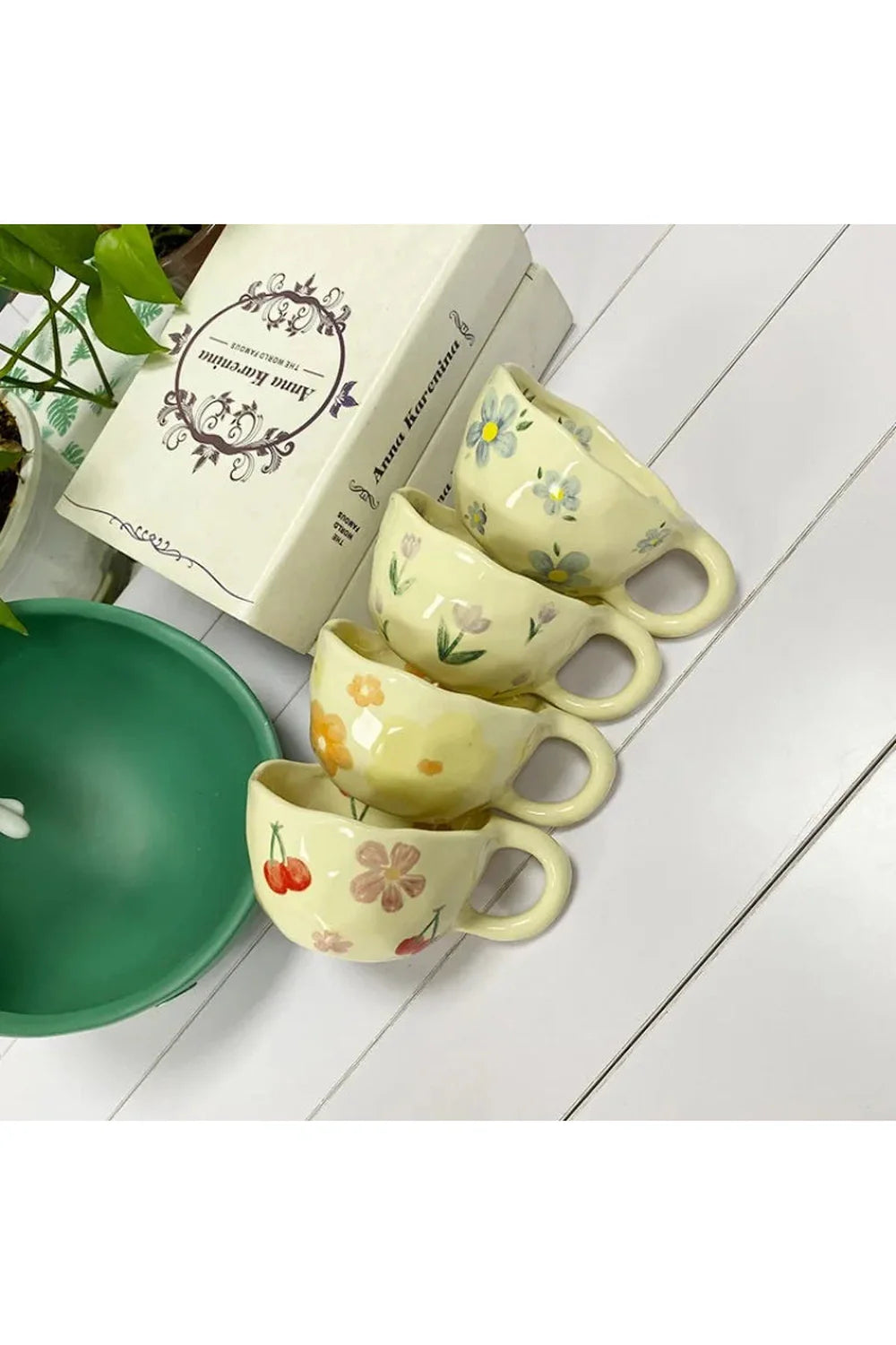 Lisslune | Flower ceramic mug