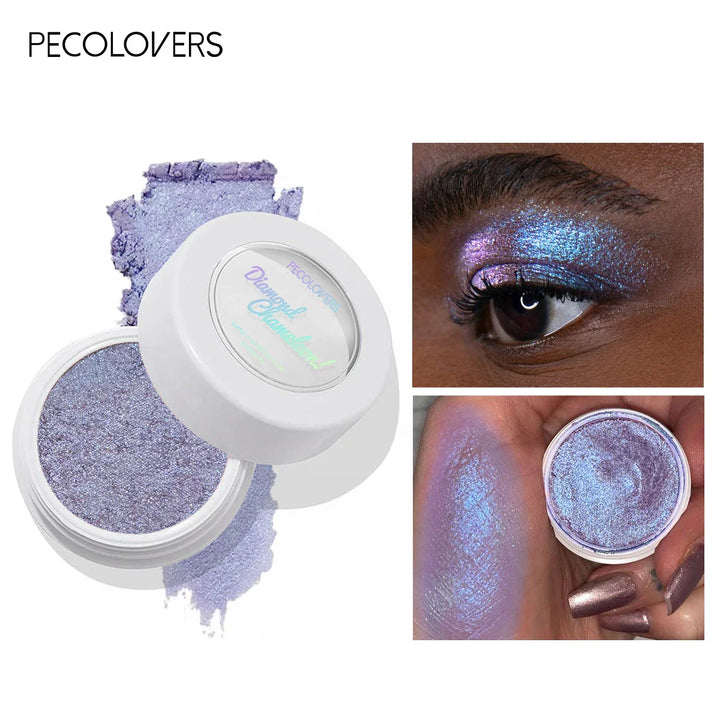 Rynx |1PC Chameleon Eyeshadow Chameleon Pigment Rainbow Eyeshadow Powder Light Change Holographic Eyeshadow Pigment Glitter Eye Makeup