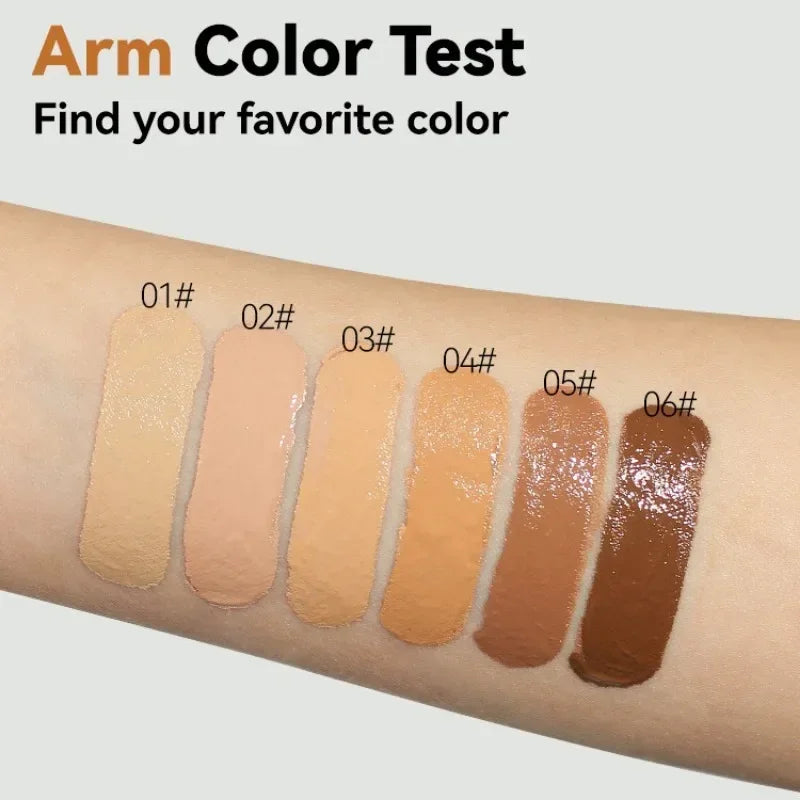 Rynx | Face Foundation Cream Oil Control Matte BBCream Waterproof Long-lasting Concealer Liquid Full Coverage Matte Base Professional Makeup