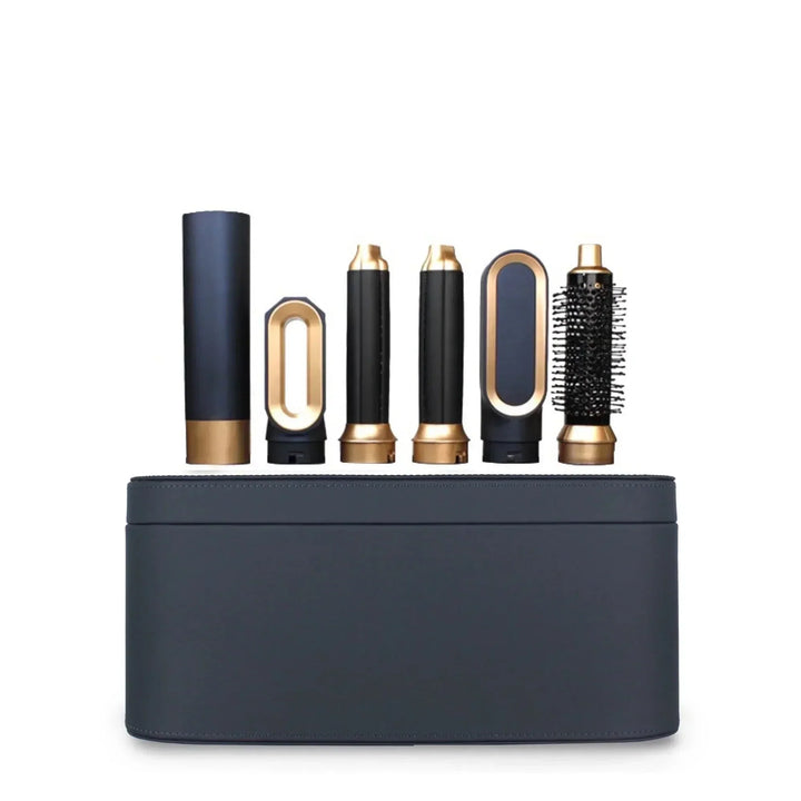 Lisslune | Glossify 5-in-1 Hair Styler | 1000W Hot Air Brush with Ionic Technology