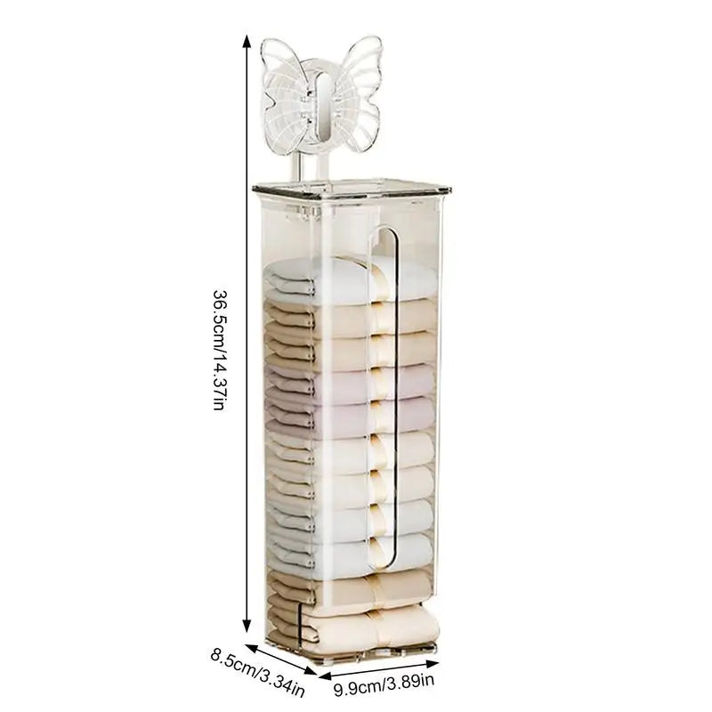 Lisslune | Transparent Multifunctional Wall-Mounted Sock Organizer