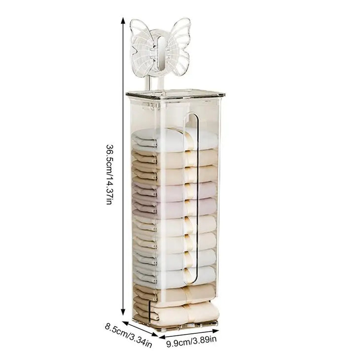 Lisslune | Transparent Multifunctional Wall-Mounted Sock Organizer