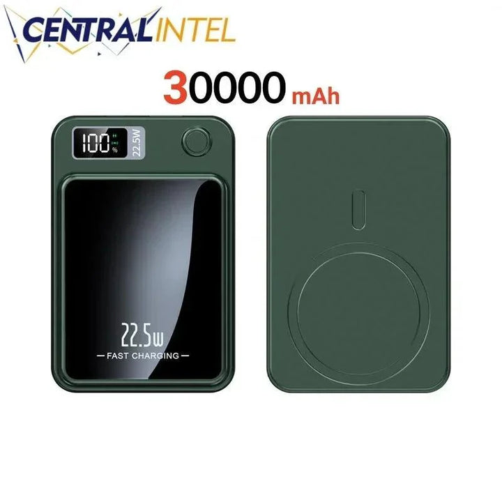 Lisslune | Ultimate 30,000mAh Wireless Power Bank - 22.5W Fast Charging with Magnetic Capability