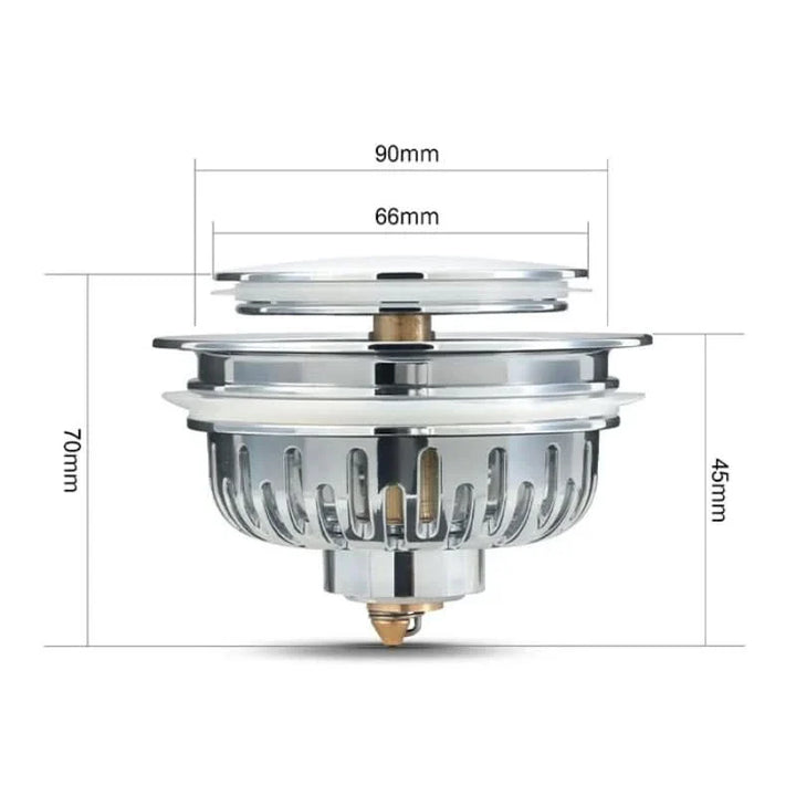 Lisslune | SinkShield – High-Quality Stainless Steel Sink Filter